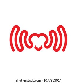 Heart Searching, dating apps logo icon