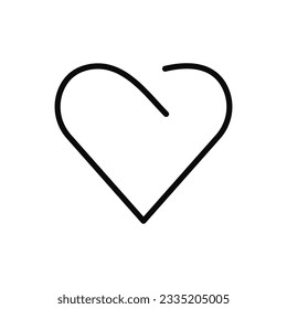 Heart, Selected, Like icon vector illustration. Love, valentines day sign. Charity symbol. Simple flat isolated pictogram for logo, mobile, app, banner, web, ads, interface, dev, ui, gui.Vector EPS 10
