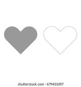 Heart  set  icon .
