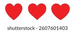 heart set in red color, heart love, heart, love, valentine, hearts, icon, heart in red color, romance, red, illustration, valentines, romantic, vector, day, set, design, decoration, 