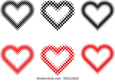 heart set , Valentine heart, vector set