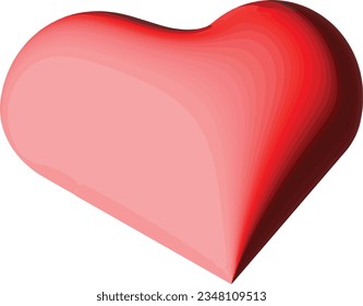 Stockfoto-Bild in Herzform 3D 