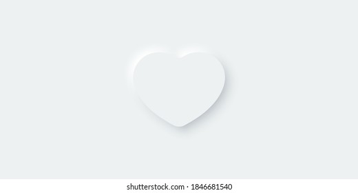 Heart shape abstract love symbol