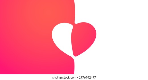 Heart shape abstract nice background