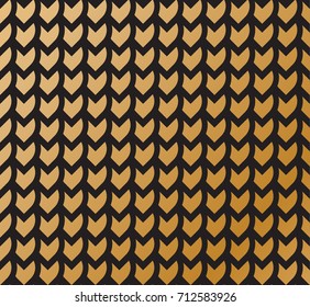 Heart shape abstract vector pattern. Repeating geometric background.
