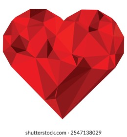 Diseño de fondo de forma de corazón para San Valentín  
