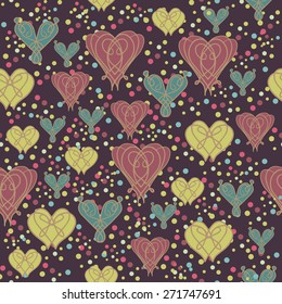 
Heart shape Background pattern design for wallpaper and decoration needs. 
