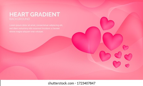 A heart shape background suitable for valentine