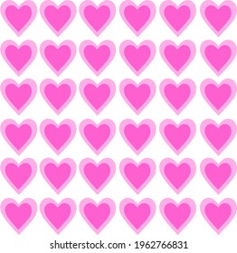 Heart shape  background vector pattern image can be used for decoration