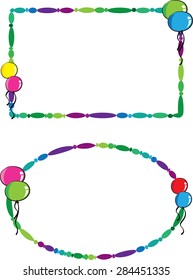 heart shape balloons with frame