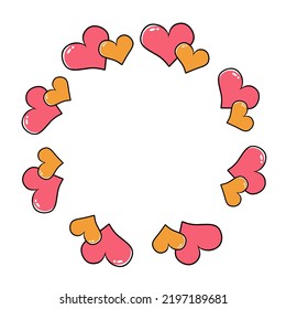 Heart shape banner. Heart shape sale promo poster flyer or web banner Heart shape vector background with heart shape vector illustration for Valentine's Day or others