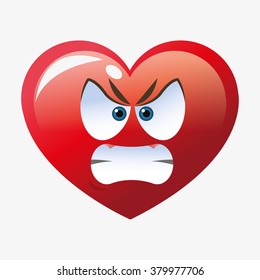 Heart shape cartoon 