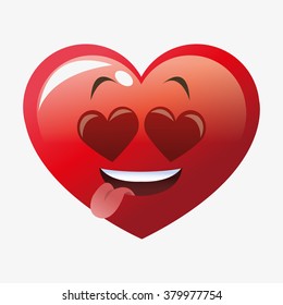 Heart shape cartoon 