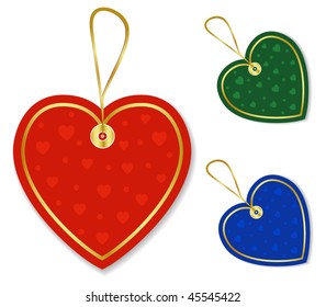 Heart Shape Decorative Tags