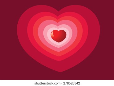heart shape design abstract