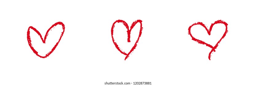 heart shape design, handmade vector illustration, love symbol