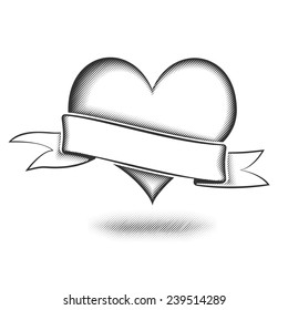 heart shape design for love symbols, excellent vector illustration