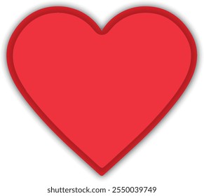 Heart shape design for love symbols, Set simple drawings heart symbols, valentines day related designs and frames, Red heart formed by Available in vector EPS format. editable vector file format.