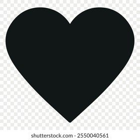 Heart shape design for love symbols, Set simple drawings heart symbols, valentines day related designs and frames, Black heart formed by Available in vector EPS format. editable vector file format.