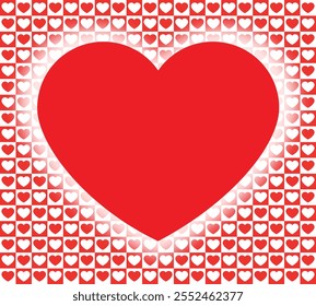 Heart shape design for love symbols, Set simple drawings heart symbols, valentines day related designs and frames, Red heart formed by Available in vector EPS format. editable vector file format.