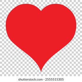 Heart shape design for love symbols, Set simple drawings heart symbols, valentines day related designs and frames, Red heart formed by Available in vector EPS format. editable vector file format.