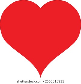 Heart shape design for love symbols, Set simple drawings heart symbols, valentines day related designs and frames, Red heart formed by Available in vector EPS format. editable vector file format.