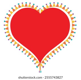 Heart shape design for love symbols, Set simple drawings heart symbols, valentines day related designs and frames, Red heart formed by Available in vector EPS format. editable vector file format.