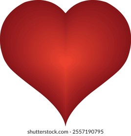 Heart shape design for love symbols, Set simple drawings heart symbols, valentines day related designs and frames, Red heart formed by Available in vector EPS format. editable vector file format.