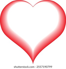 Heart shape design for love symbols, Set simple drawings heart symbols, valentines day related designs and frames, Red heart formed by Available in vector EPS format. editable vector file format.