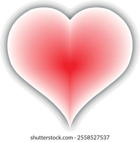 Heart shape design for love symbols, Set simple drawings heart symbols, valentines day related designs and frames, Red heart formed by Available in vector EPS format. editable vector file format.