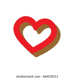 heart shape design for love symbols.
