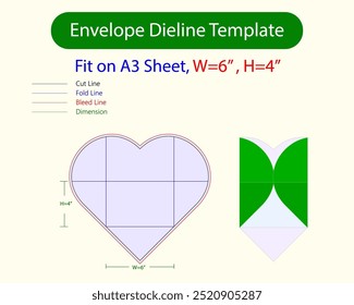 Envelope de forma de coração W 6, modelo de 4 polegadas Dieline. Veja como você pode estruturar nomes com base em diferentes cenários Evento formal (Casamento, Gala etc.) Para um casal casado.