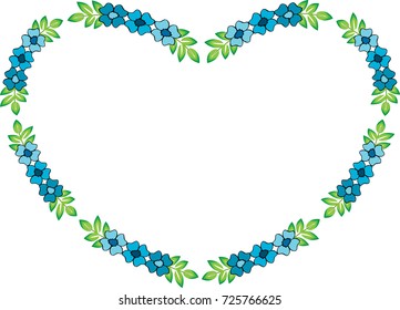 heart shape flower background