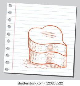 Heart shape gift box