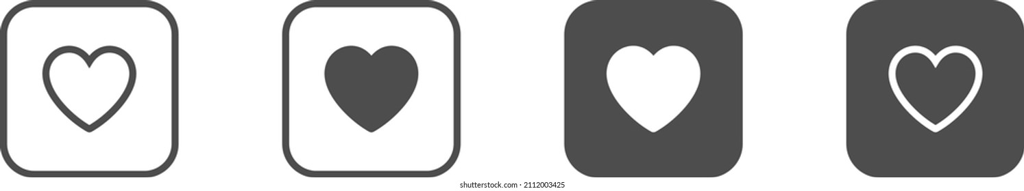 heart shape icon badge button love icon valentine icon like button