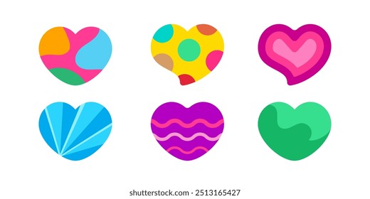 heart shape icon for valentine, heart graphic shape, heart sticker