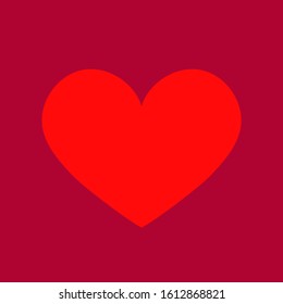 Heart shape icon. Vector illustration. For packaging, brochures, advertising, design, label,
