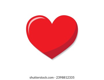 Heart shape icon vector illustration