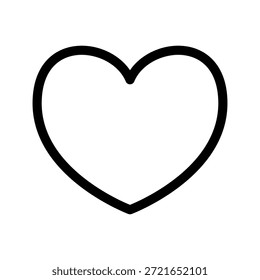Ilustración de diseño de símbolo de Vector de icono de forma de corazón