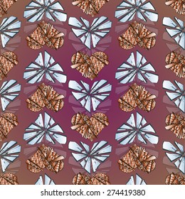 Heart shape image design background pattern design for wallpaper and other decoration needs. 