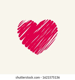 heart shape love abstract logo