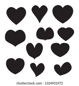 Heart Shape for love icon, vector design,Valentines Day