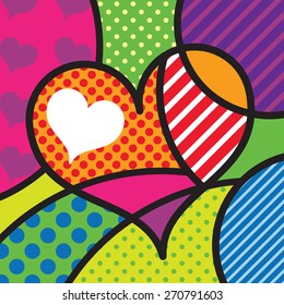 Heart. Shape. Love. Sexy Modern Pop Art Artwork For Your Design