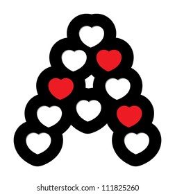heart shape make font