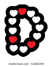 heart shape make font