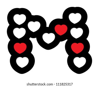 heart shape make font