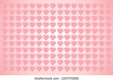 heart shape on pink background. love, valentine day, romance, icon, symbol.