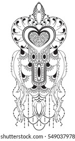 Heart shape with ornament