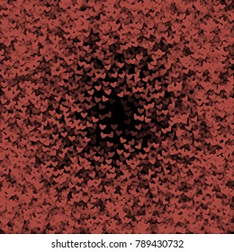 Heart shape outline which consists of isolated elements. Modern style with beautiful elements in heart shape outline. Can be used as print, wallpaper, cards, valentine cards, logo, background 