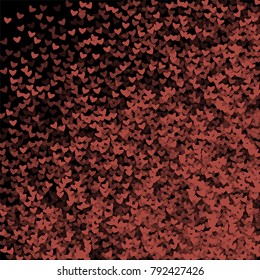 Heart shape outline which consists of isolated elements. Modern style with beautiful elements in heart shape outline. Can be used as print, wallpaper, cards, valentine cards, logo, background 